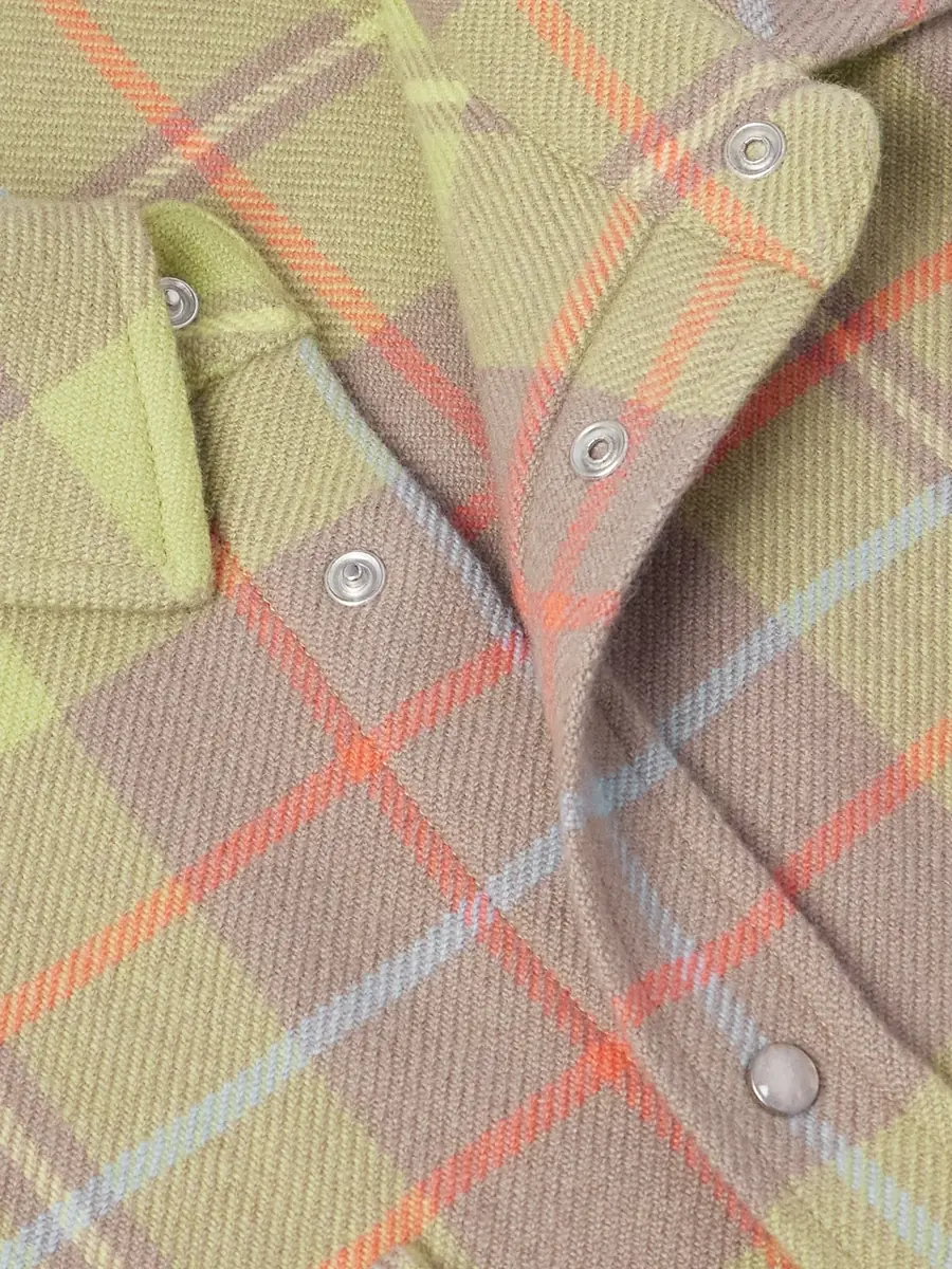 God’s True Cashmere Earth Checked Cashmere Shirt - Men | Thumbnail 4 God’s True Cashmere Earth Checked Cashmere Shirt - Men | Thumbnail 4