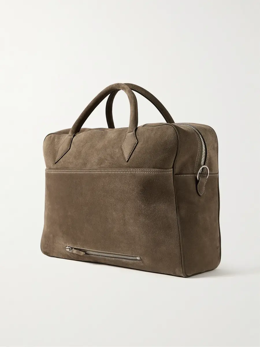 Métier Closer All Day Suede Briefcase - Men | Thumbnail 4 Métier Closer All Day Suede Briefcase - Men | Thumbnail 4