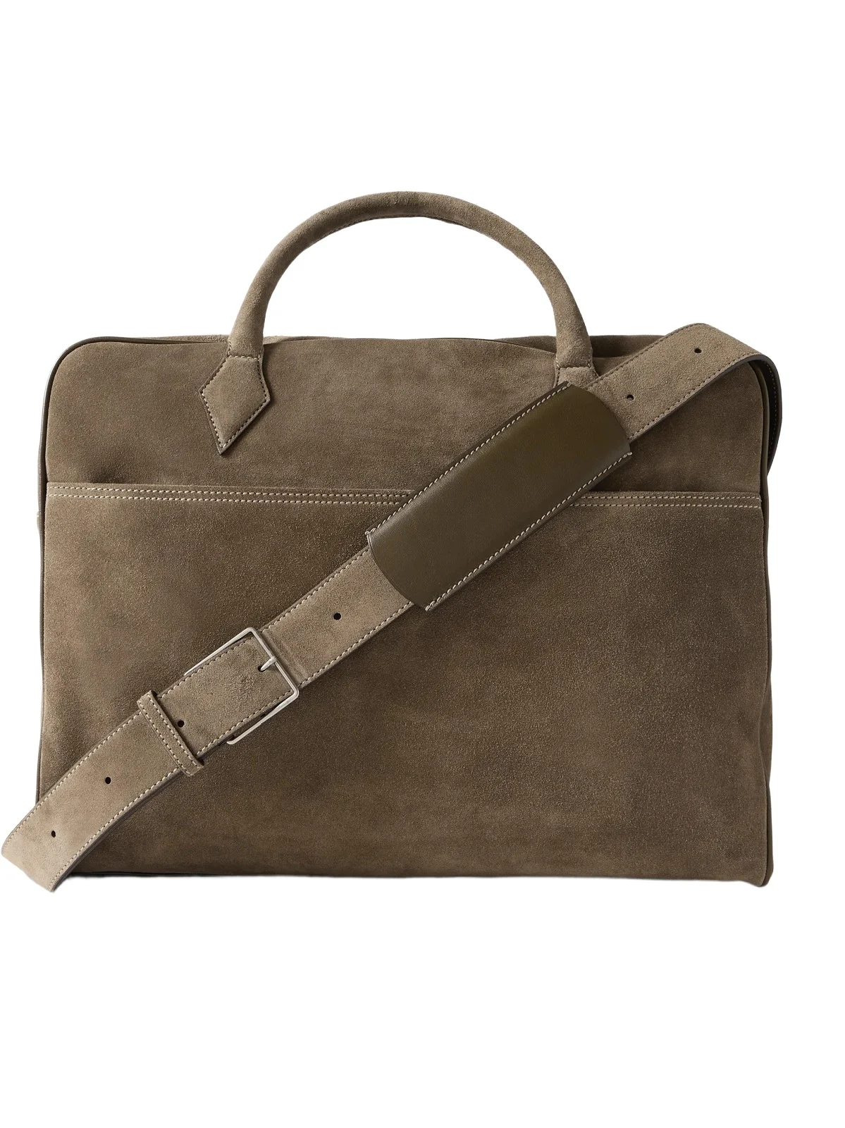 Closer All Day Suede Briefcase - Men Closer All Day Suede Briefcase - Men
