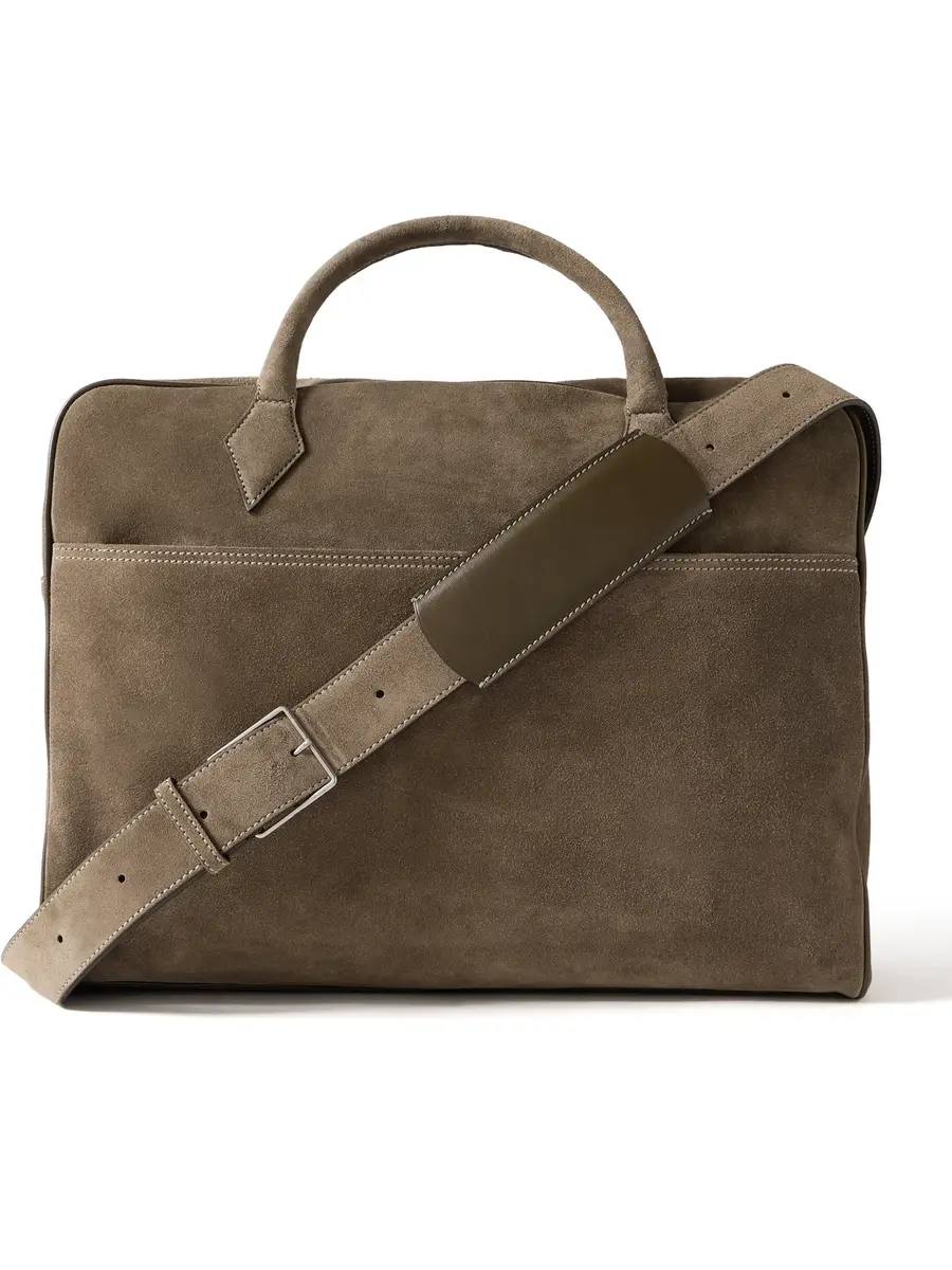 Métier Closer All Day Suede Briefcase - Men | Image 1 Métier Closer All Day Suede Briefcase - Men | Image 1
