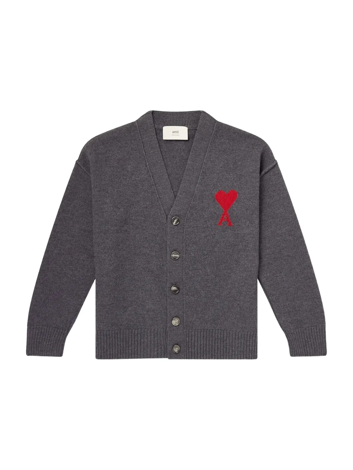 Logo-Intarsia Merino Wool Cardigan - Men Logo-Intarsia Merino Wool Cardigan - Men