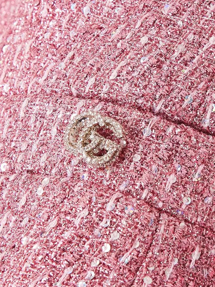Gucci Crystal And Sequin-embellished Lamé-tweed Jacket | Thumbnail 4 Gucci Crystal And Sequin-embellished Lamé-tweed Jacket | Thumbnail 4