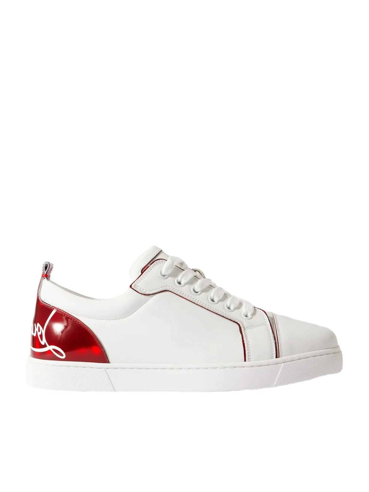 Christian Louboutin Fun Vieira Printed Leather Sneakers