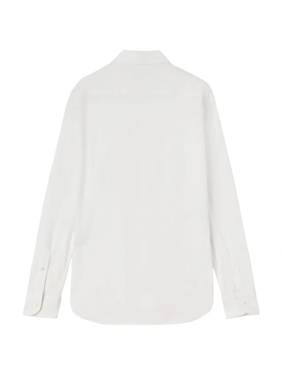 Loro Piana Men's Solid Cotton Button-Front Shirt - White | Thumbnail 5 Loro Piana Men's Solid Cotton Button-Front Shirt - White | Thumbnail 5