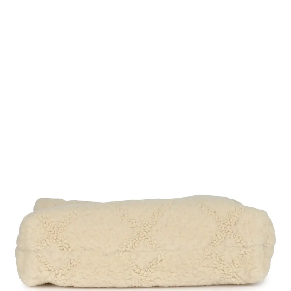 Chanel Chanel Small 22 Bag Ecru Shearling Brushed Gold Hardware | Thumbnail 6