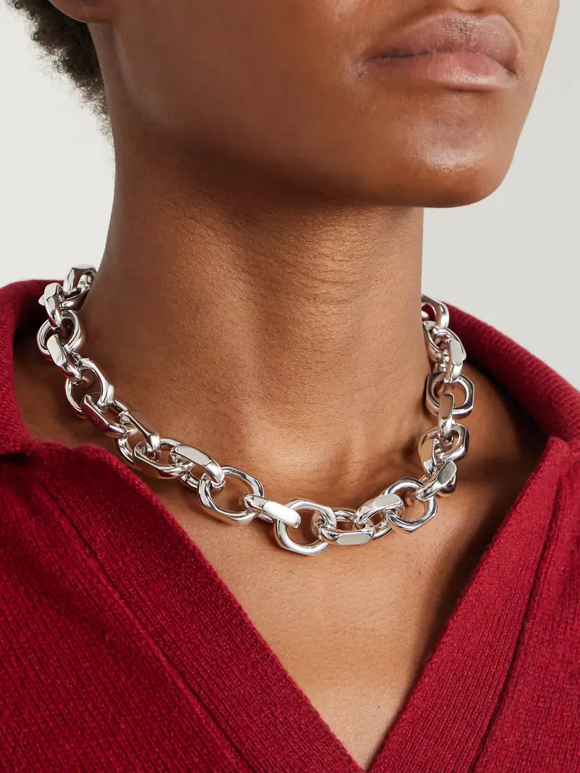 Jennifer Fisher City Link Silver-plated Necklace | Thumbnail 2 Jennifer Fisher City Link Silver-plated Necklace | Thumbnail 2