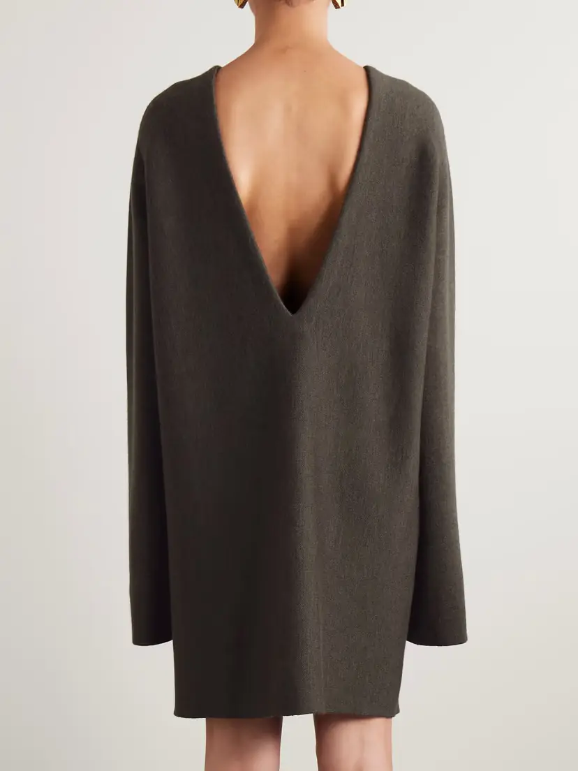Khaite Elle Wool-blend Mini Dress | Thumbnail 3 Khaite Elle Wool-blend Mini Dress | Thumbnail 3