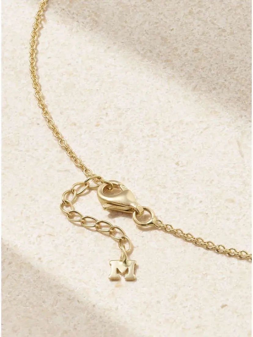 Mateo 14-karat Gold Amethyst Anklet | Thumbnail 3