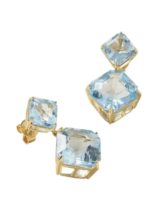 14-karat Gold Topaz Earrings 14-karat Gold Topaz Earrings