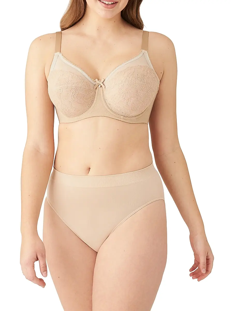Wacoal Women's Retro Chic Full-Coverage Underwire Bra - Toast | Thumbnail 3 Wacoal Women's Retro Chic Full-Coverage Underwire Bra - Toast | Thumbnail 3