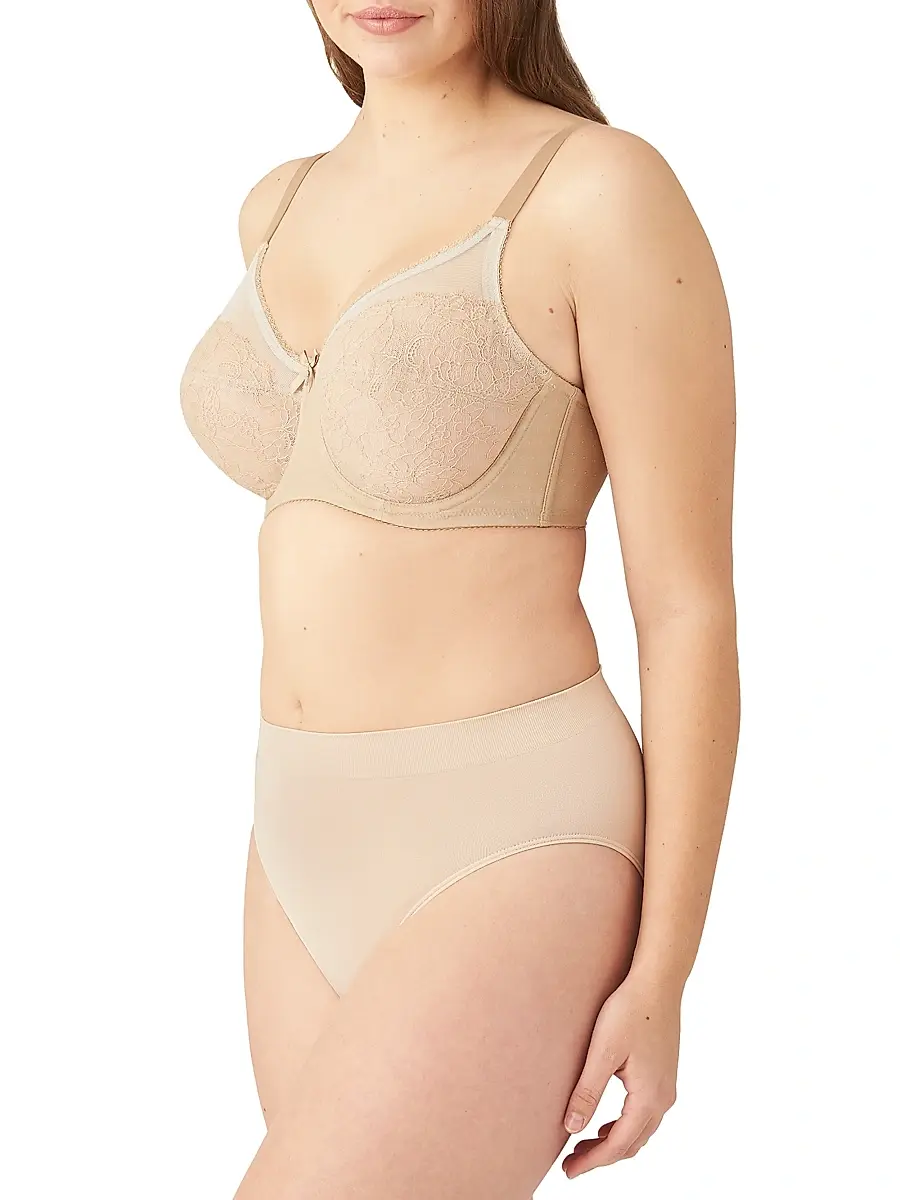 Wacoal Women's Retro Chic Full-Coverage Underwire Bra - Toast | Thumbnail 4 Wacoal Women's Retro Chic Full-Coverage Underwire Bra - Toast | Thumbnail 4