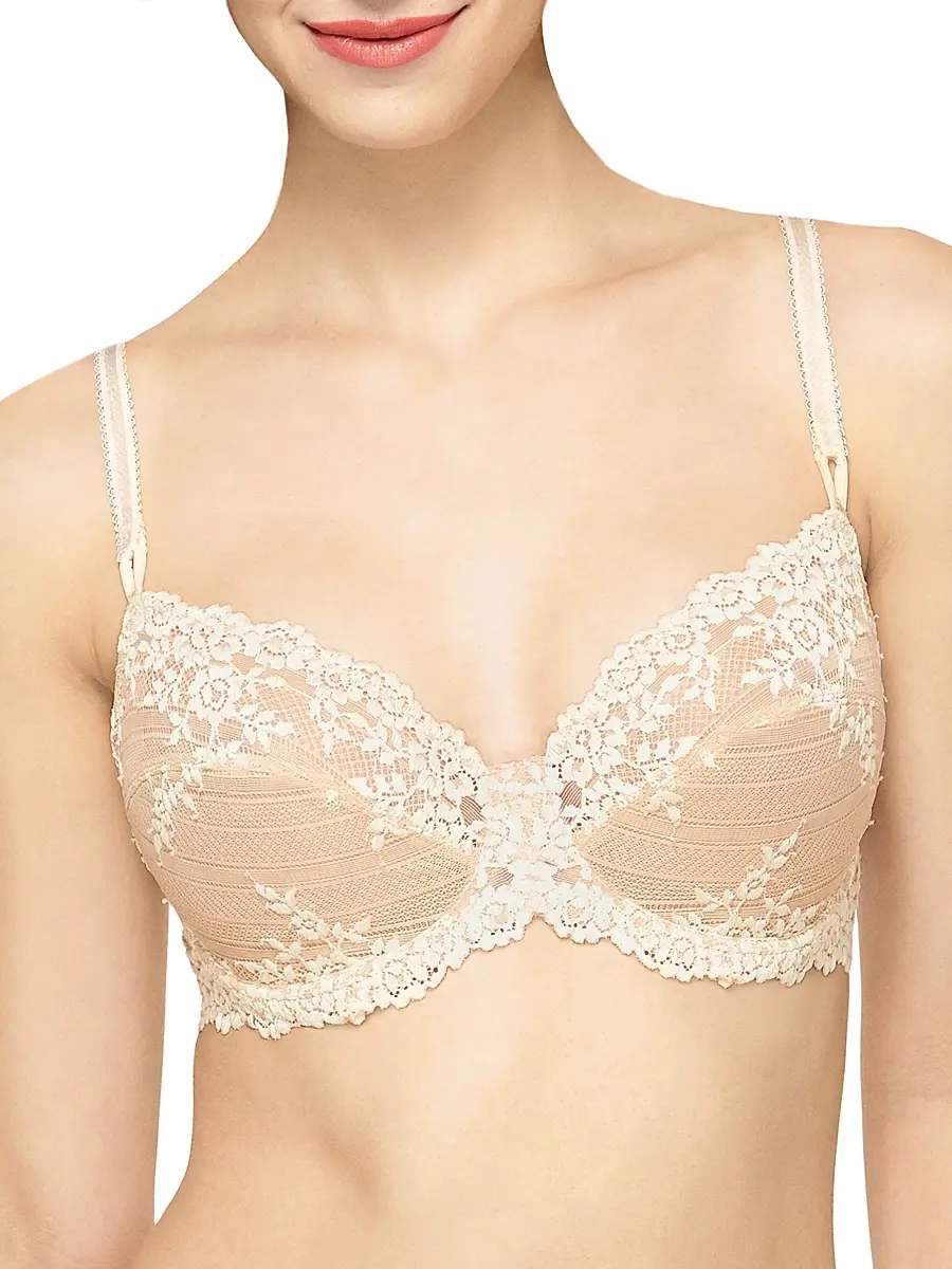 Wacoal Women's Embrace Lace Underwire Bra - Naturally Nude | Thumbnail 3