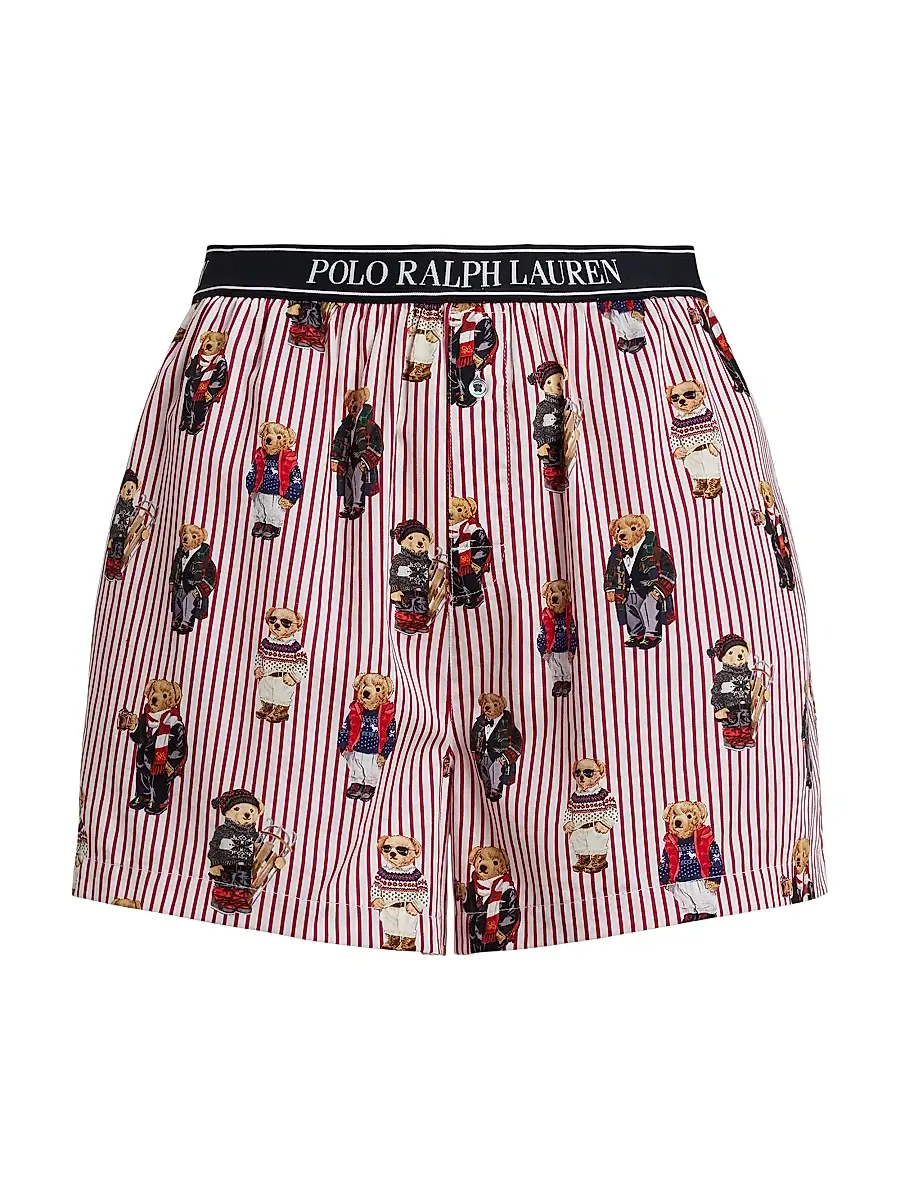 Polo Ralph Lauren Women's Iconic Bear Boxer Shorts