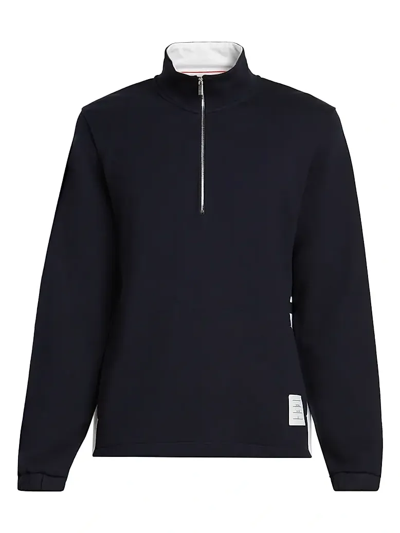 Men's Engineered 4 Bar Classic Loopback Jersey Half-Zip Sweatshirt