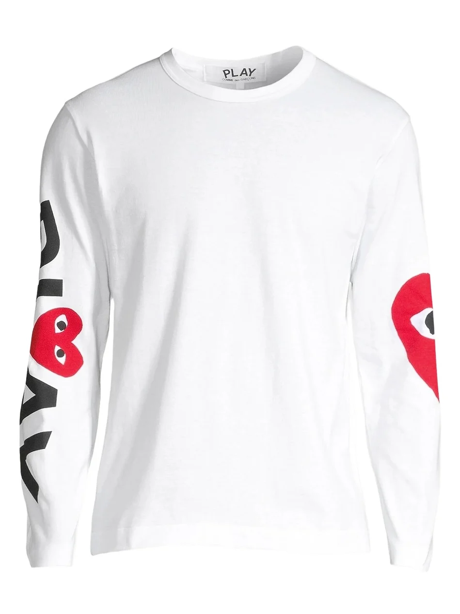 Men Play Logo Long-Sleeve Cotton Tee Men Play Logo Long-Sleeve Cotton Tee