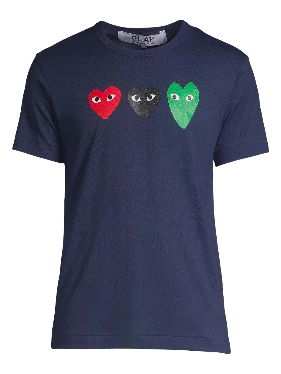 Men Triple Heart Tee Men Triple Heart Tee