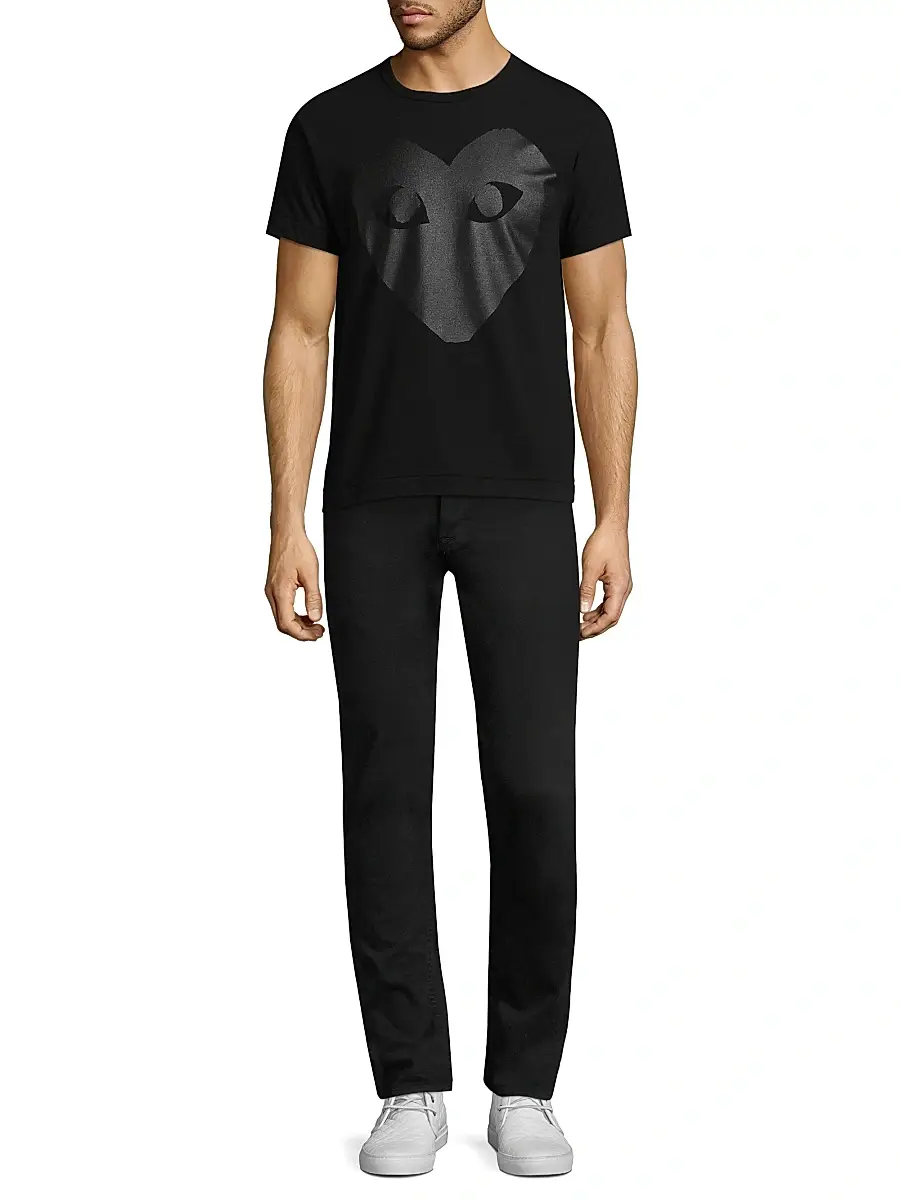 Comme des Garçons PLAY Men Large Heart Cotton Tee | Thumbnail 2 Comme des Garçons PLAY Men Large Heart Cotton Tee | Thumbnail 2