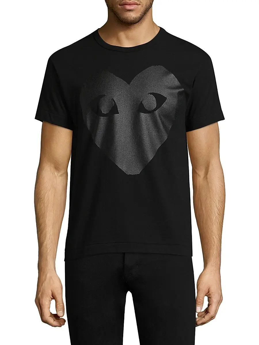 Comme des Garçons PLAY Men Large Heart Cotton Tee | Thumbnail 3 Comme des Garçons PLAY Men Large Heart Cotton Tee | Thumbnail 3