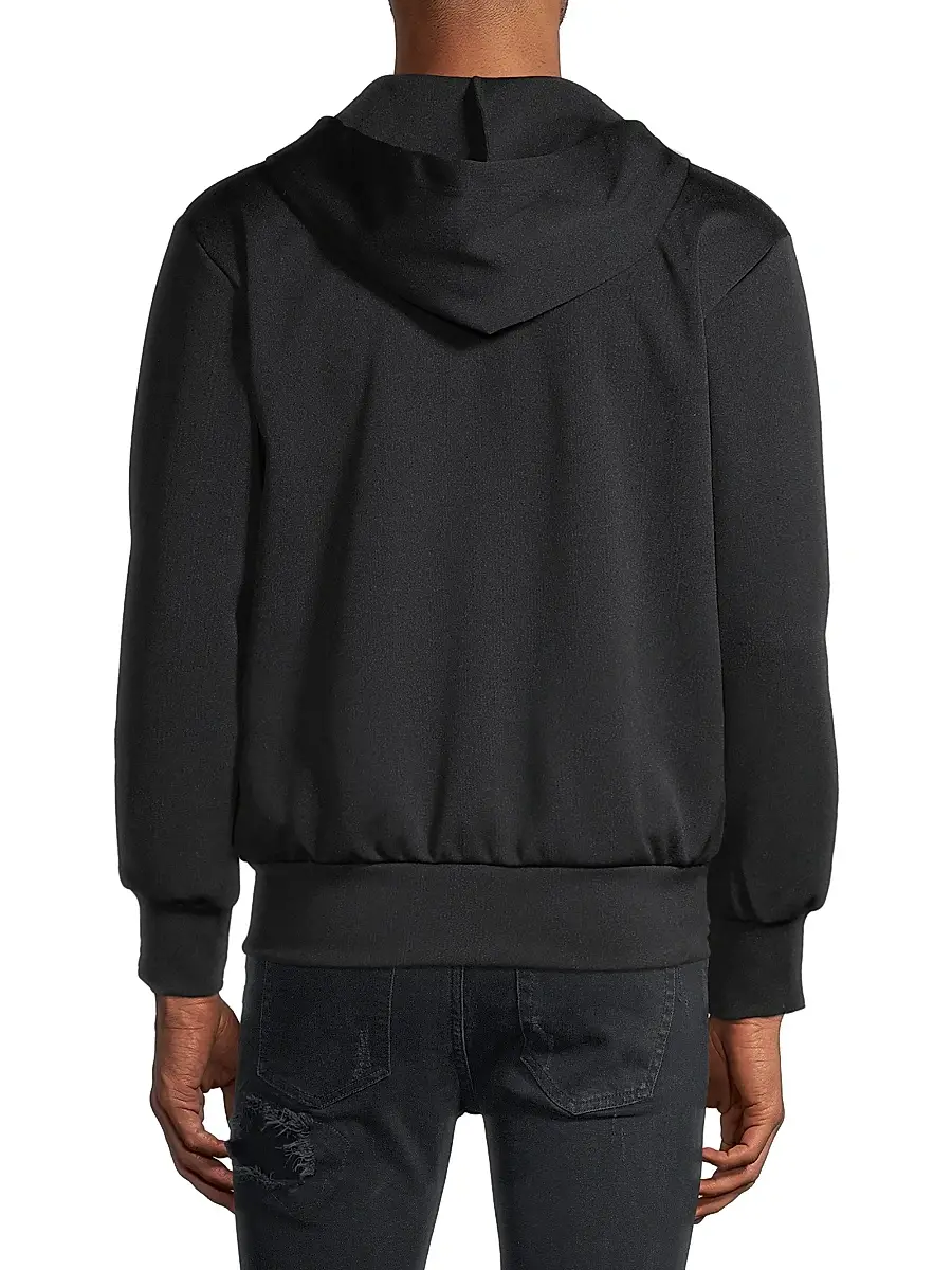 Comme des Garçons PLAY Men's Signature Logo Zip-Front Hoodie | Thumbnail 5 Comme des Garçons PLAY Men's Signature Logo Zip-Front Hoodie | Thumbnail 5