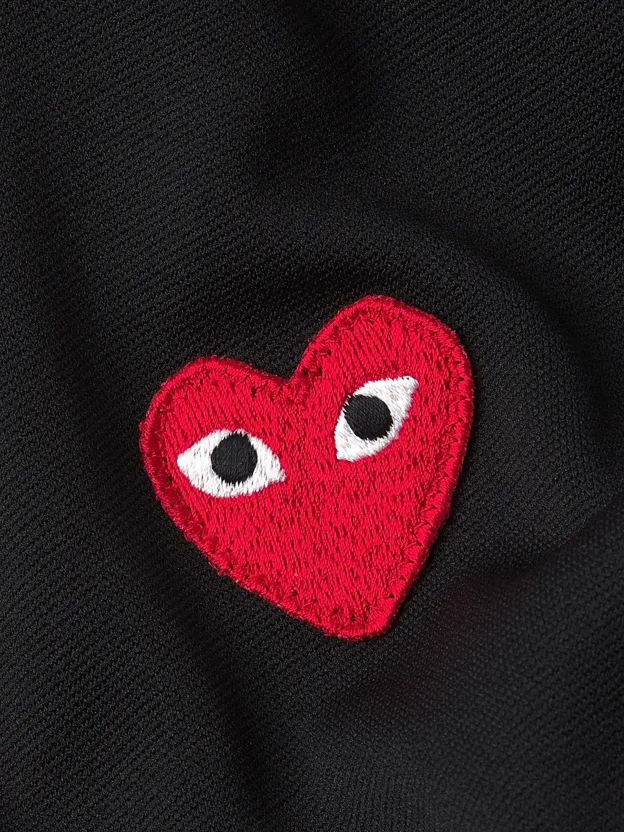Comme des Garçons PLAY Men's Signature Logo Zip-Front Hoodie | Thumbnail 6 Comme des Garçons PLAY Men's Signature Logo Zip-Front Hoodie | Thumbnail 6