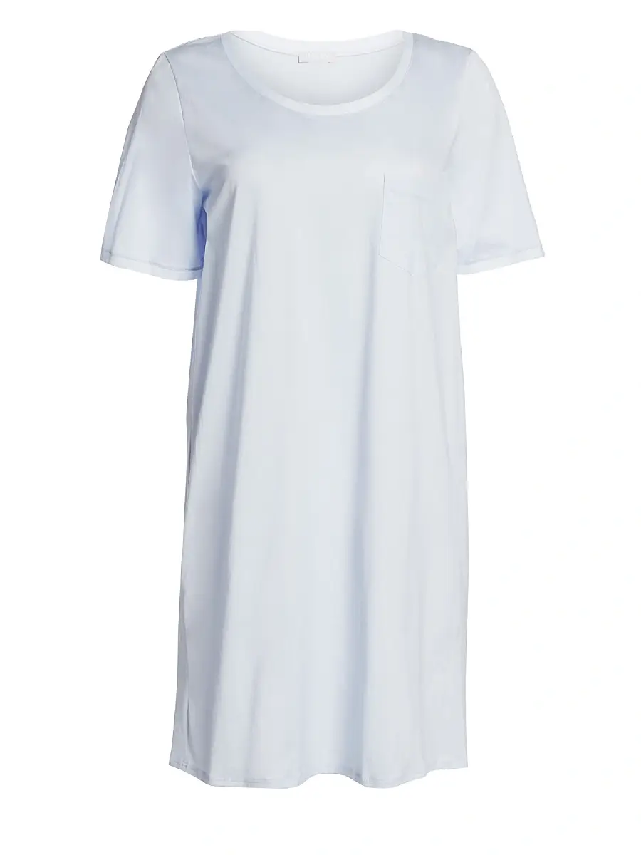 Hanro Women's Cotton Deluxe Short-Sleeve Gown | Thumbnail 6 Hanro Women's Cotton Deluxe Short-Sleeve Gown | Thumbnail 6