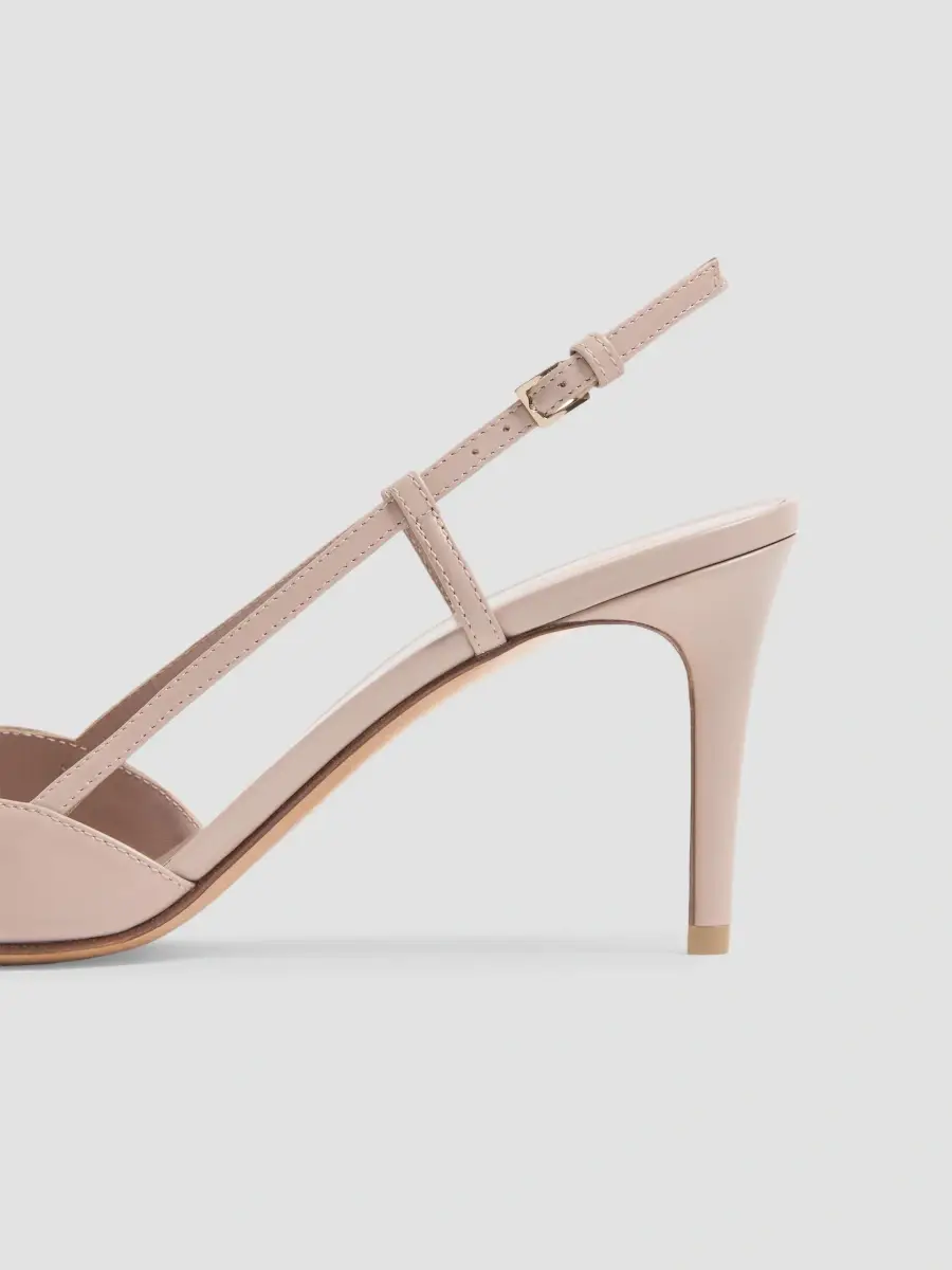 Valentino Women's VLogo Signature Calfskin 80MM Slingback Pumps | Thumbnail 6 Valentino Women's VLogo Signature Calfskin 80MM Slingback Pumps | Thumbnail 6