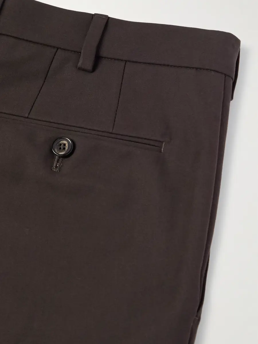 Loro Piana Carlo Hyannis Tapered Cotton-Blend Trousers - Men | Thumbnail 5 Loro Piana Carlo Hyannis Tapered Cotton-Blend Trousers - Men | Thumbnail 5