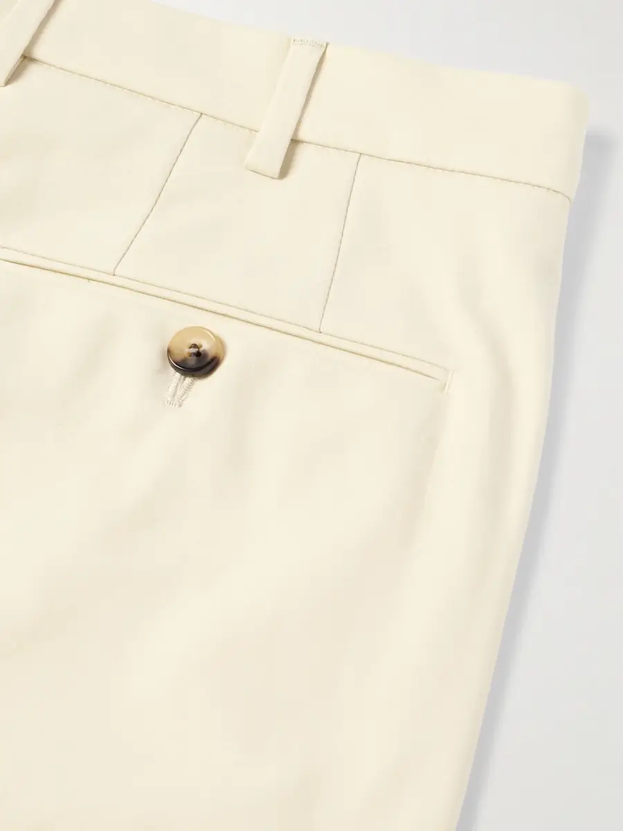 Loro Piana Carlo Hyannis Tapered Cotton-Blend Trousers - Men | Thumbnail 5