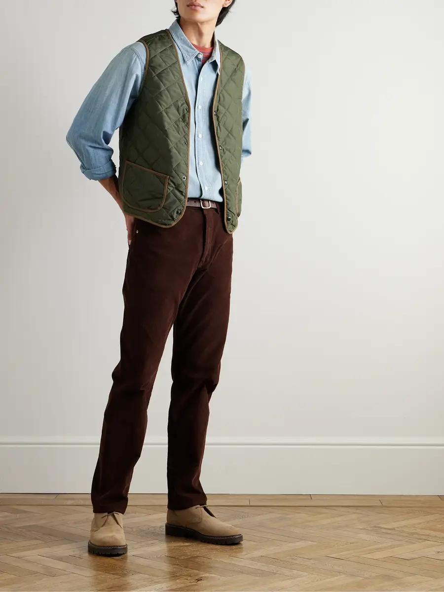 RRL Cooper Quilted Shell Gilet - Men | Thumbnail 2 RRL Cooper Quilted Shell Gilet - Men | Thumbnail 2