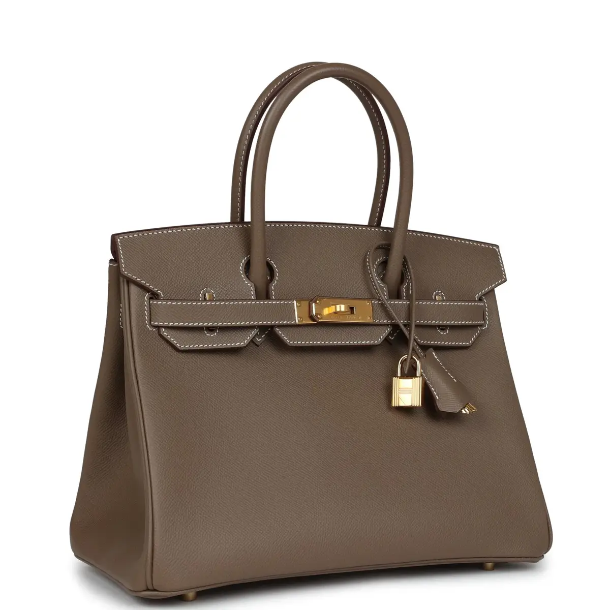 HERMÈS Hermes Birkin 30 Etoupe Epsom Gold Hardware | Thumbnail 2 HERMÈS Hermes Birkin 30 Etoupe Epsom Gold Hardware | Thumbnail 2