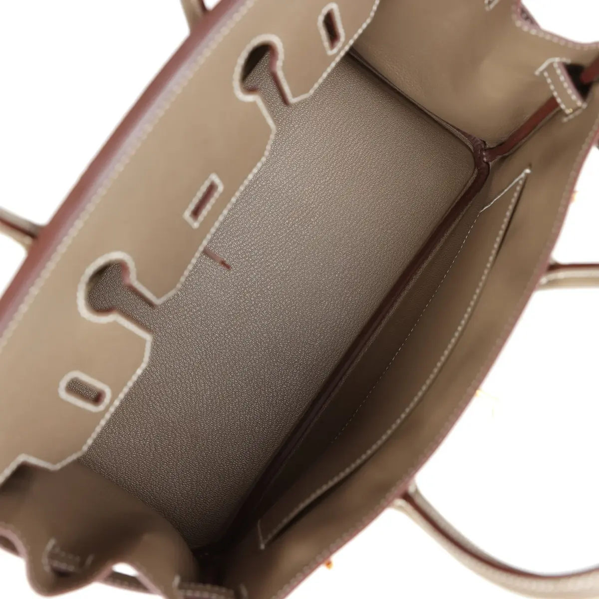 HERMÈS Hermes Birkin 30 Etoupe Epsom Gold Hardware | Thumbnail 8 HERMÈS Hermes Birkin 30 Etoupe Epsom Gold Hardware | Thumbnail 8
