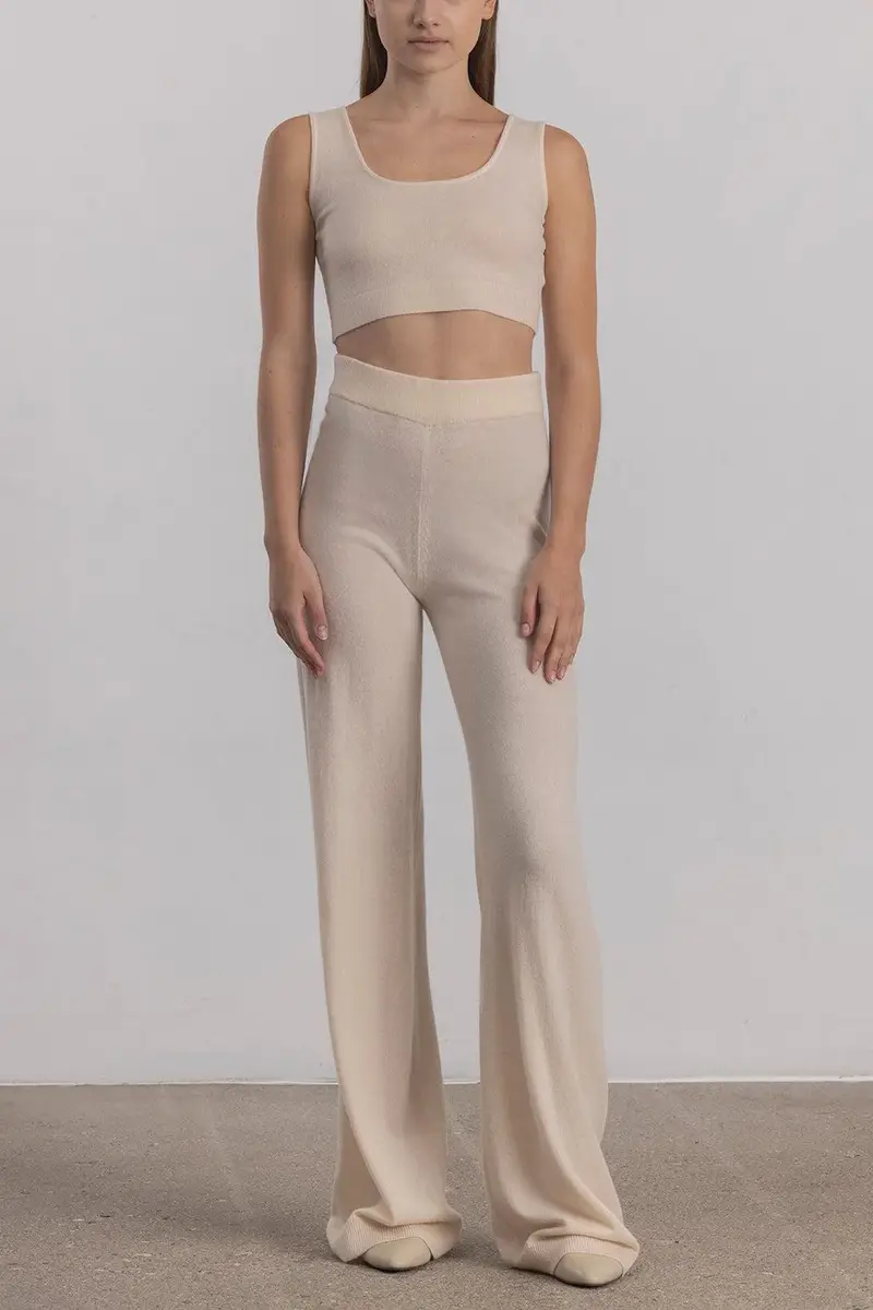 Allude PULL ON STRAIGHT TROUSERS | Thumbnail 3