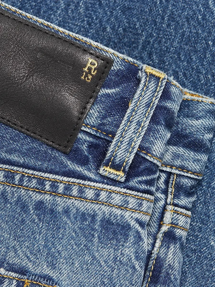 R13 Women's Romeo Mid-Rise Straight-Leg Jeans | Thumbnail 7 R13 Women's Romeo Mid-Rise Straight-Leg Jeans | Thumbnail 7