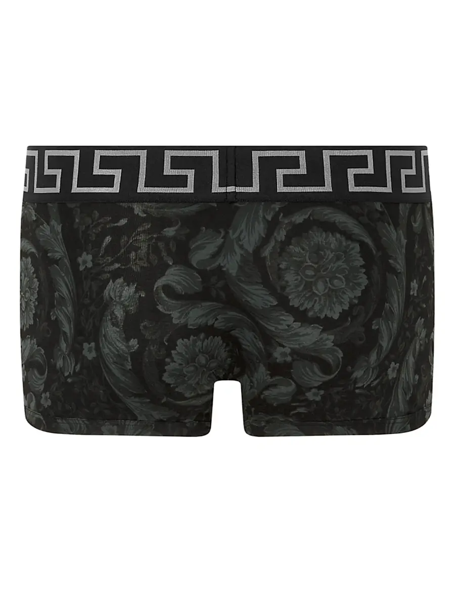 Versace Men's Stretch Cotton Boxer Briefs | Thumbnail 2 Versace Men's Stretch Cotton Boxer Briefs | Thumbnail 2