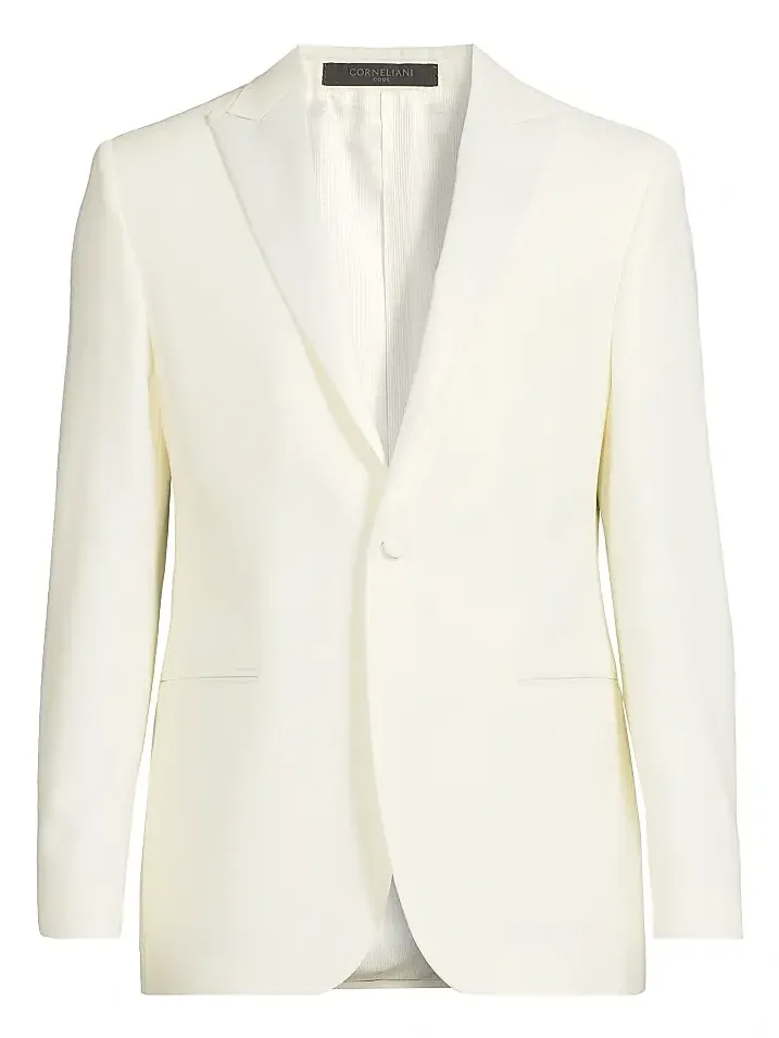 CORNELIANI Men's Peak Lapel Wool Dinner Jacket