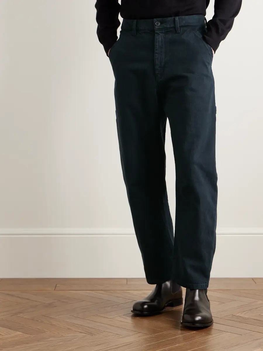 Nili Lotan Emir Straight-Leg Cotton-Blend Twill Trousers - Men | Thumbnail 3 Nili Lotan Emir Straight-Leg Cotton-Blend Twill Trousers - Men | Thumbnail 3