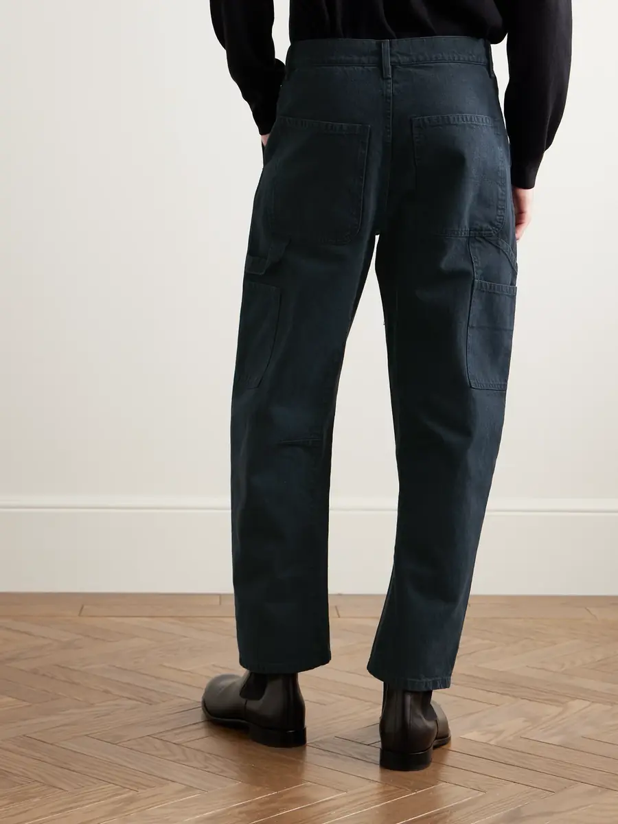 Nili Lotan Emir Straight-Leg Cotton-Blend Twill Trousers - Men | Thumbnail 4 Nili Lotan Emir Straight-Leg Cotton-Blend Twill Trousers - Men | Thumbnail 4