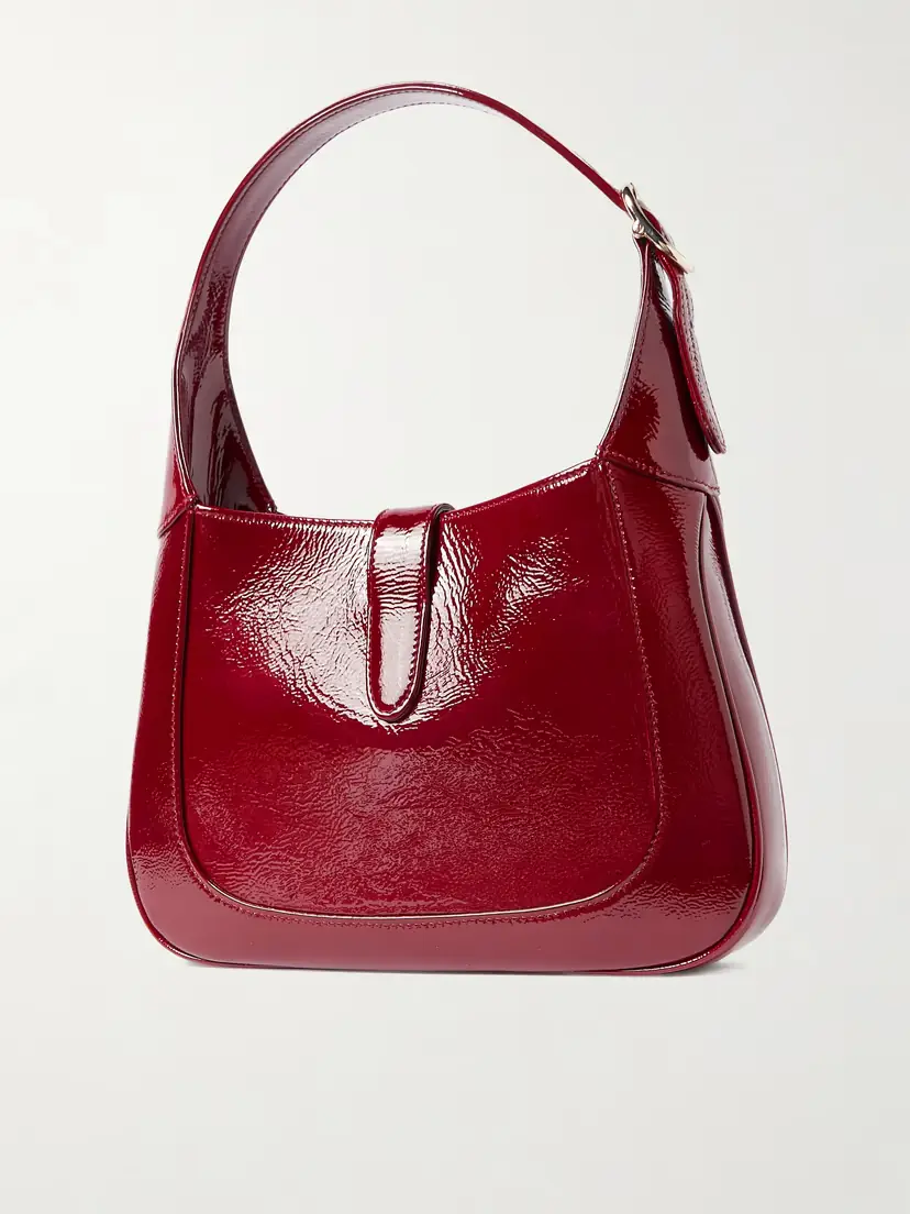 Gucci Jackie Small Patent-leather Shoulder Bag | Thumbnail 3 Gucci Jackie Small Patent-leather Shoulder Bag | Thumbnail 3