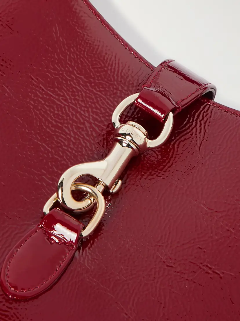 Gucci Jackie Small Patent-leather Shoulder Bag | Thumbnail 4 Gucci Jackie Small Patent-leather Shoulder Bag | Thumbnail 4