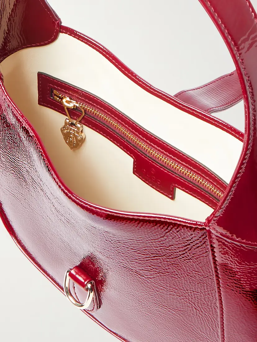 Gucci Jackie Small Patent-leather Shoulder Bag | Thumbnail 5 Gucci Jackie Small Patent-leather Shoulder Bag | Thumbnail 5