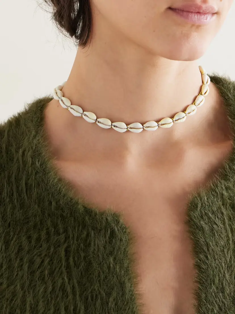 Isabel Marant Noki Gold-tone Shell Necklace | Thumbnail 2 Isabel Marant Noki Gold-tone Shell Necklace | Thumbnail 2