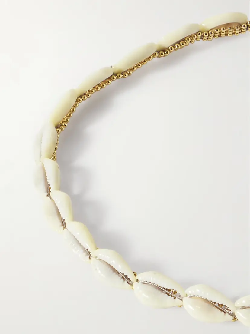 Isabel Marant Noki Gold-tone Shell Necklace | Thumbnail 4 Isabel Marant Noki Gold-tone Shell Necklace | Thumbnail 4