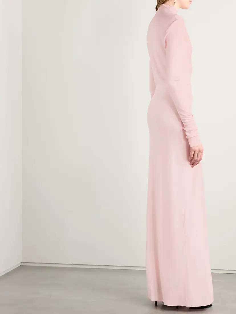Khaite Norla Jersey Turtleneck Gown | Thumbnail 3 Khaite Norla Jersey Turtleneck Gown | Thumbnail 3
