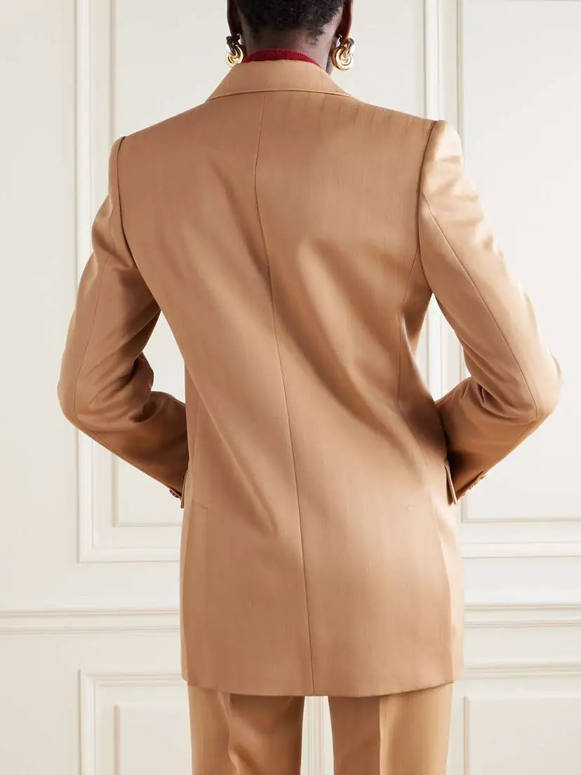 Stella McCartney Double-breasted Striped Wool-blend Blazer | Thumbnail 3
