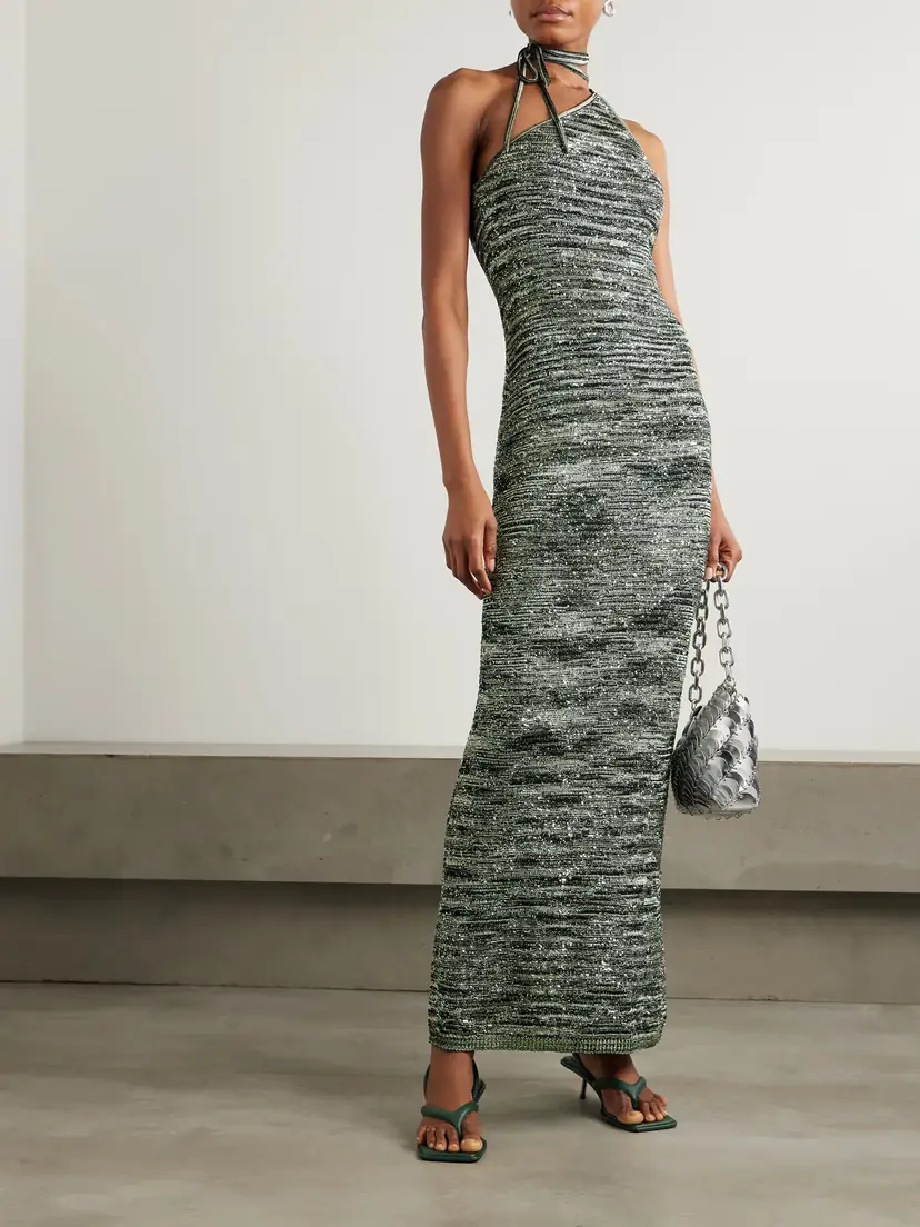 Missoni One-shoulder Sequin-embellished Metallic Crochet-knit Maxi Dress | Thumbnail 2 Missoni One-shoulder Sequin-embellished Metallic Crochet-knit Maxi Dress | Thumbnail 2