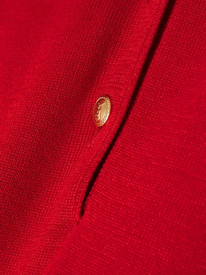 BALLY Cashmere And Silk-blend Polo Sweater | Thumbnail 5 BALLY Cashmere And Silk-blend Polo Sweater | Thumbnail 5