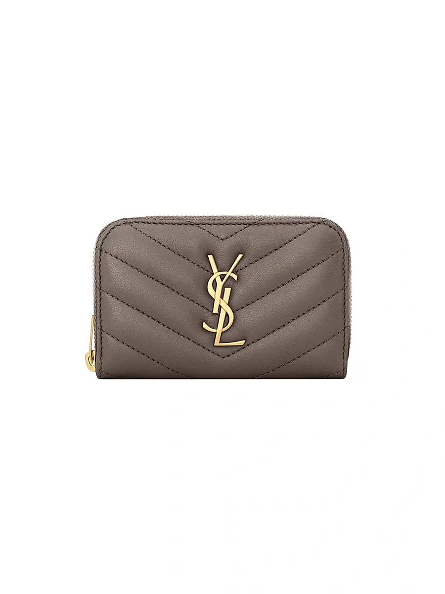 Women's Cassandre Change Purse in Lambskin - Urban Grey Women's Cassandre Change Purse in Lambskin - Urban Grey