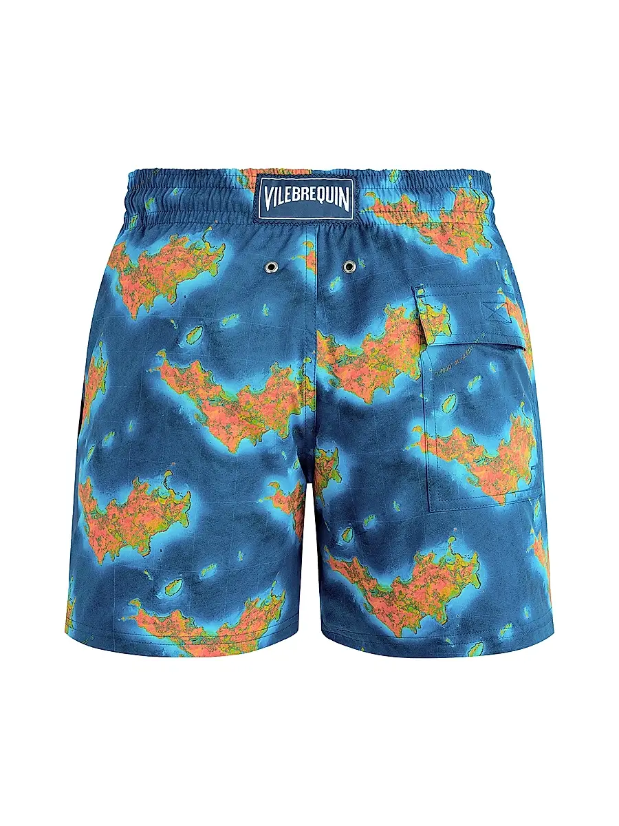 Vilebrequin Men's St Barth Printed Swim Shorts | Thumbnail 3 Vilebrequin Men's St Barth Printed Swim Shorts | Thumbnail 3