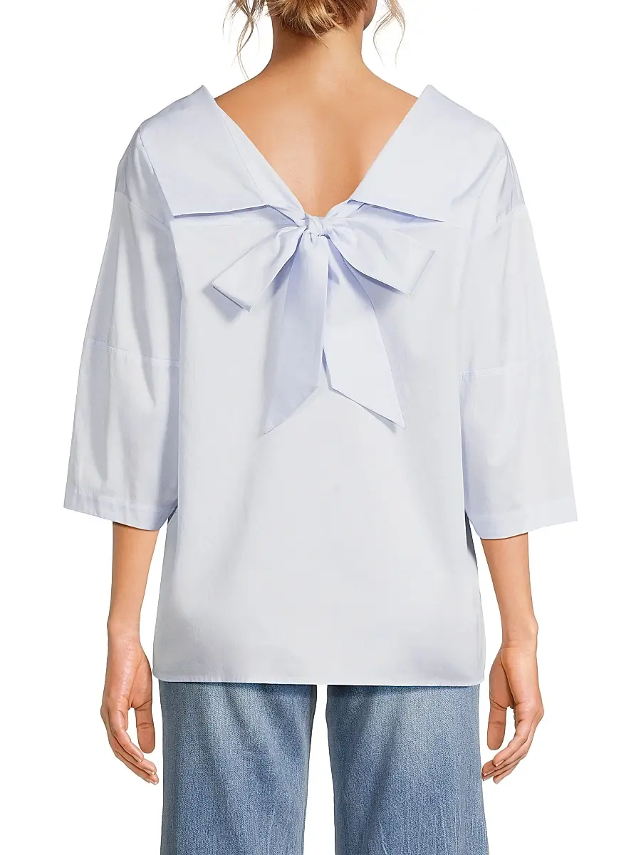 Harshman Women's Oriana Bow Blouse | Thumbnail 5 Harshman Women's Oriana Bow Blouse | Thumbnail 5