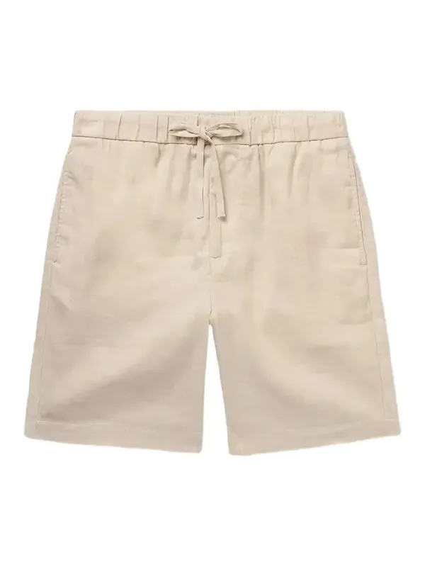 Felipe Straight-Leg Linen and Cotton-Blend Drawstring Shorts - Men Felipe Straight-Leg Linen and Cotton-Blend Drawstring Shorts - Men